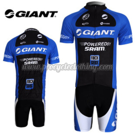 giant cycling jersey and shorts