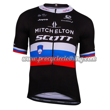 Tilskud Bliver til Torrent 2019 Team MITCHELTON SCOTT Slovenian Champion Biking Outfit Riding Jersey  Maillot Shirt Black | Procycleclothing