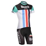 2014 Team BIANCHI Cycling Kit White Black Green