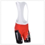2014 Team BMC Cycling Bib Shorts Red Black