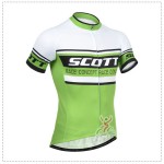 2014 Team SCOTT Cycling Jersey White Green
