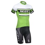 2014 Team SCOTT Cycling Kit White Green