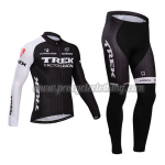 2014 Team TREK Cycling Long Kit Black White