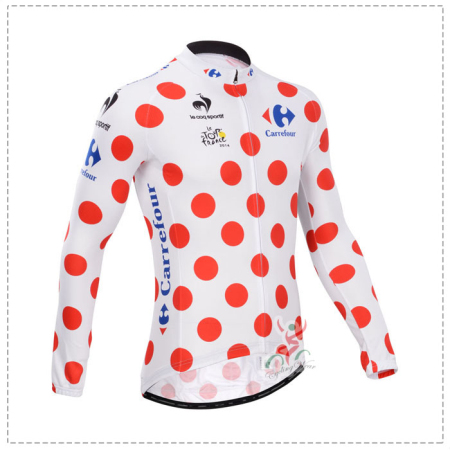 Clothing Riding Long Jersey Polka Dot 