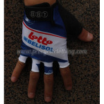 2012 Team LOTTO Cycling Gloves Mitts White Blue