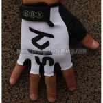 2012 Team SKY Cycling Gloves Mitts White