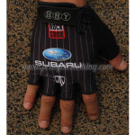 2012 Team SUBARU Cycling Gloves Mitts Black