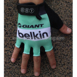 2014 Team Belkin Cycling Gloves Mitts Green