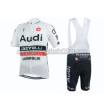 2015 Team Audi Cycling Bib Kit White