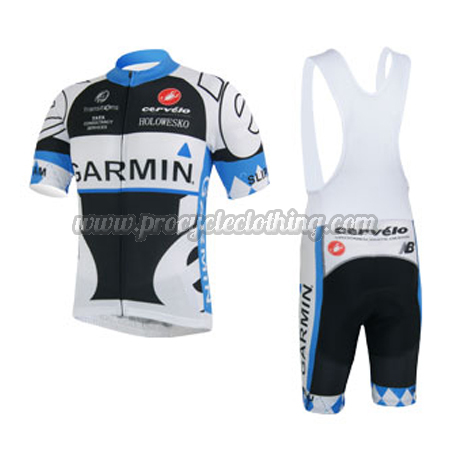 2013 Team GARMIN CERVELO Pro Riding Apparel Summer Winter Bicycle Jersey  and Padded Bib Shorts/Pants Black White