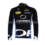 2012 Team ORBEA Cycling Long Jersey Maillot Black Blue