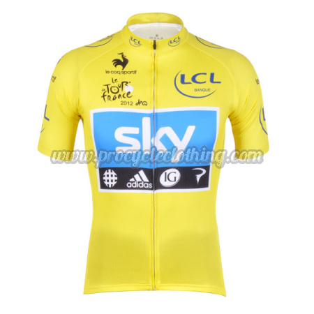 Bicycle Apparel Riding Jersey Yellow 