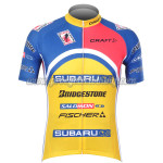 2012 Team SUBARU Cycling Jersey Yellow Blue