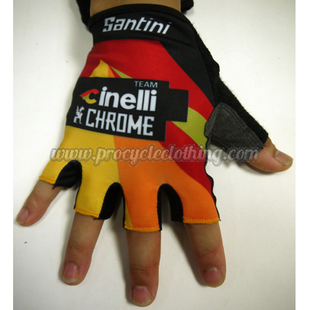 Made in Italy by Santini 2015 Team Cinelli Chrome Cycling Gloves 