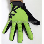 2015 Team NW Cycling Long Gloves Full Fingers Green Black