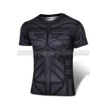 2015 Batman Outdoor Sport Wear Cycling T-shirt Black