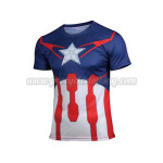 2015 Captain America 2 Outdoor Sport Wear Cycling T-shirt