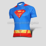 2015 Superman Returns Cycling Jersey Blue Red