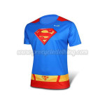 2015 Superman Returns Outdoor Sport Biking T-shirt Blue