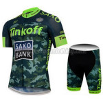 2015 Team Tinkoff SAXO BANK Cycling Kit Camo Green