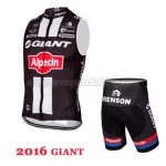 2016 Team GIANT Alpecin Cycle Sleeveless Kit