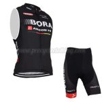 2015 Team BORA ARGON 18 Cycle Sleeveless Vest Kit Black