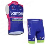 2016 Team Lampre MERIDA Cycling Sleeveless Vest Kit Blue