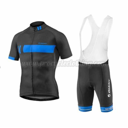 Maand puzzel Betekenis 2016 Team GIANT Pro Biking Wear Cycle Jersey and Padded Bib Shorts Black  Blue | Procycleclothing