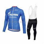 2016 Team GAZPROM COLNAGO Cycling Long Bib Suit Blue