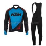 2016 Team KTM Cycling Long Bib Suit Blue Black