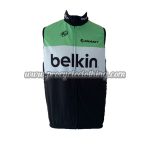 2014 Team Belkin GIANT Cycling Vest Sleeveless Waistcoat Rain-proof Windbreak Green Black