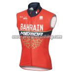 2017 Team BAHRAIN MERIDA Cycling Vest Sleeveless Jersey Red