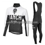2016 Team BIANCHI Racing Long Bib Suit White Black