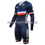 2018 Team France Cycling Skinsuit Blue