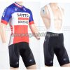 2018 Team LOTTO SOUDAL Cycling Bib Kit Blue White Red