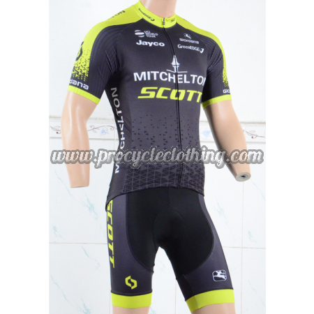 cycling jersey and shorts