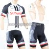 2018 Team Sunweb GIANT Cycling Bib Kit White Black