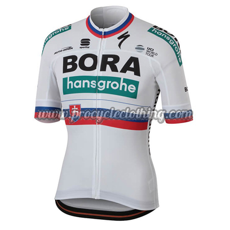 2018 Team BORA hansgrohe Slovakia Biking Outfit Riding Jersey Maillot Shirt White Procycleclothing