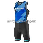 2018 Team GIANT Cycling Skin Suit Speedsuit Triathlon Blue Black