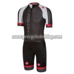 2018 Team Castelli Cycling SkinSuit Black White Red