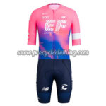 2019 Team EF Cannondale Biking Clothing Riding Skin Suit Pink Blue