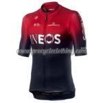 2019 Team Castelli INEOS Cycling Clothing Riding Top Jersey Shirt Red Black